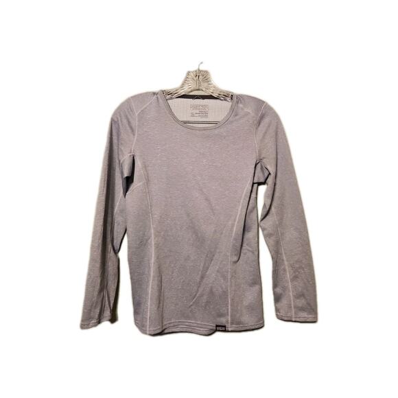 Patagonia Womens Capilene Baselayer Top XXS PurpleMidweight Crew Long Sleeve Tee - Picture 1 of 8